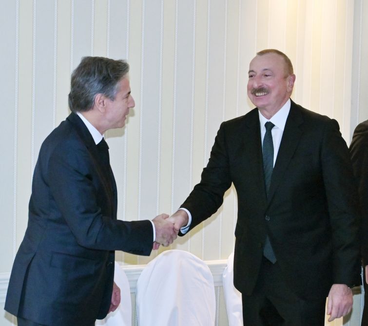 President Ilham Aliyev S Joint Meeting With Us Secretary Of State And