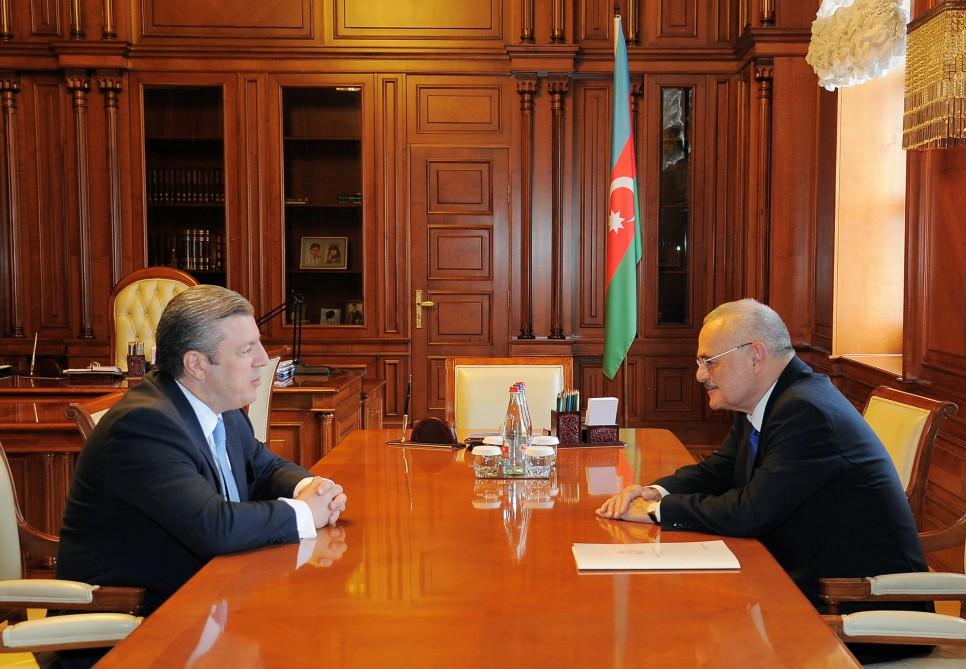 PMs discuss development of Azerbaijani-Georgian ties