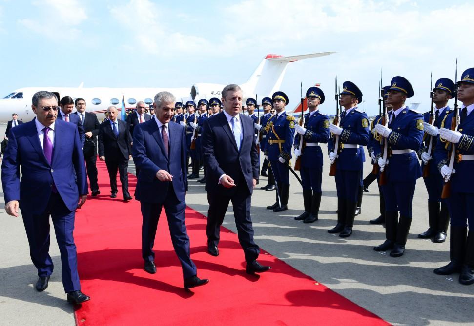 Georgian PM arrives in Baku [UPDATE]