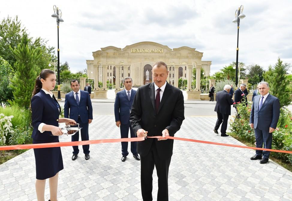 President Aliyev opens new administrative building of YAP Salyan district branch [PHOTO]