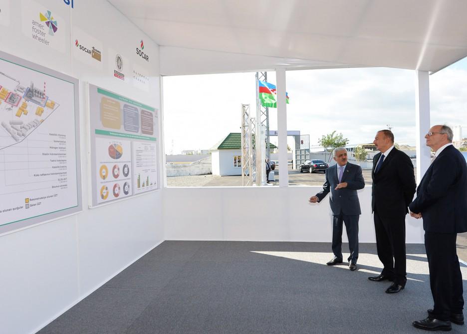 President: Heydar Aliyev Baku Oil Refinery to become world-class plant [ UPDATE / PHOTO ]