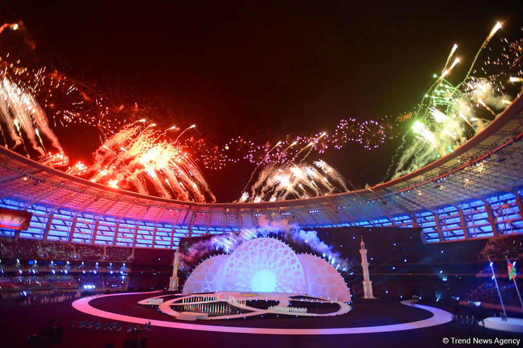 Opening ceremony of Baku 2017 Islamic Solidarity Games