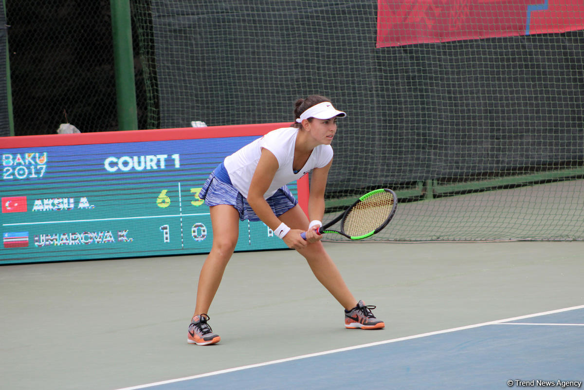 Tennis competitions underway as part of Baku 2017 [PHOTO]