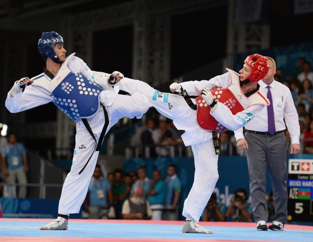 Azerbaijan's 3 taekwondo fighters in semi-finals at Baku 2017