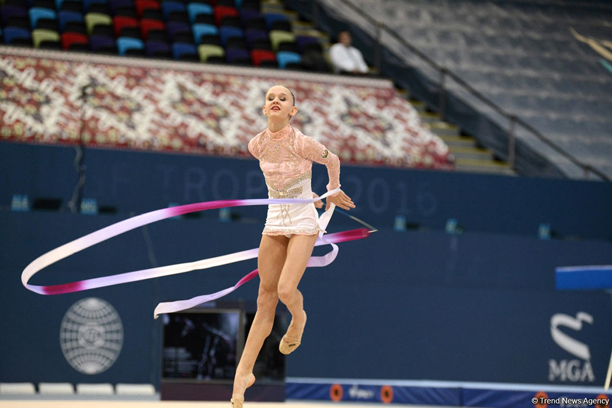 Rhythmic & aerobic gymnasts continue performances in Baku [PHOTO]