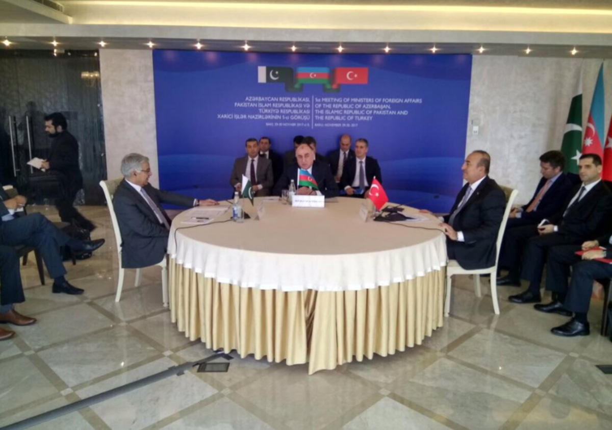 First Trilateral Ministerial Azerbaijan -Turkey-Pakistan Opens [UPDATE]