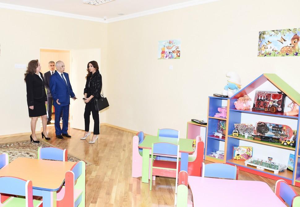 Mehriban Aliyeva visits kindergarten in Khazar district after overhaul ...