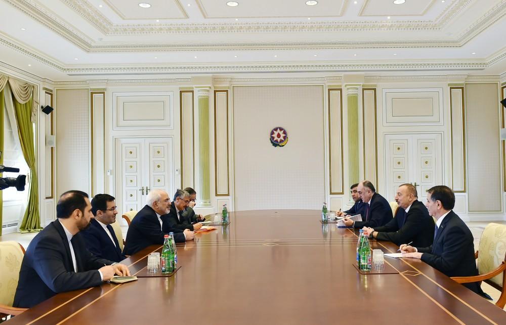 Azerbaijani president receives delegation led by Iran FM [UPDATE]