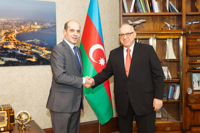 Azerbaijan Airlines president, Jordan’s ambassador mull launch of new ...