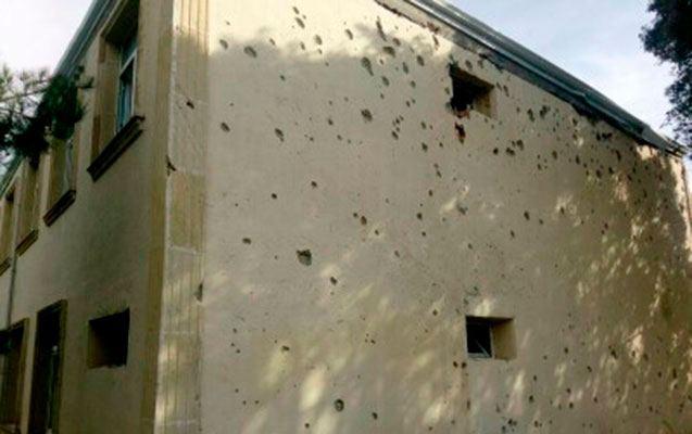 Armenian Armed Forces fire at school in Aghdam [PHOTO]