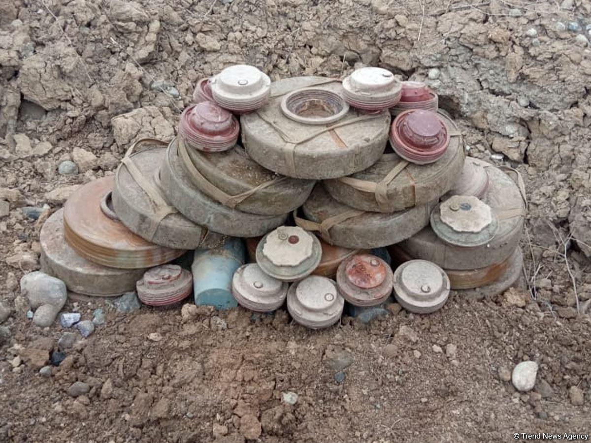 Several mines produced by Armenia found in Azerbaijan’s Aghdam district - Trend TV reports [PHOTO/VIDEO]