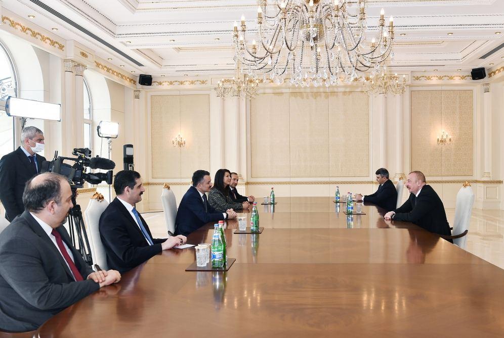 President Aliyev receives delegation led by Turkish Minister of ...