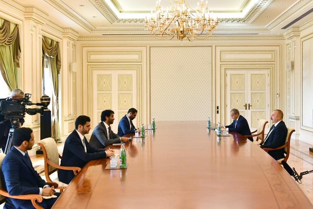 President Aliyev receives UAE's Economy Minister [UPDATE]