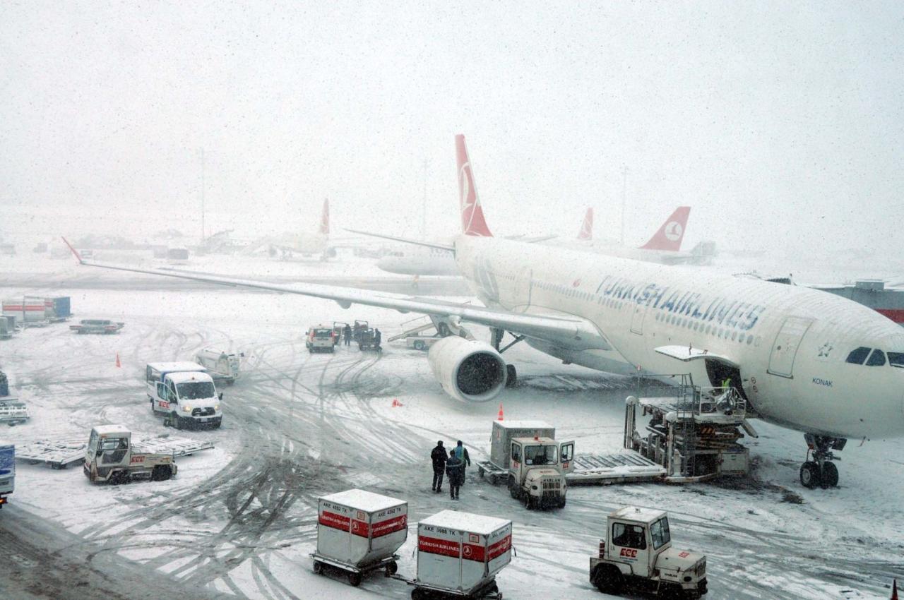 Snowfall grips Istanbul again, country under new cold wave