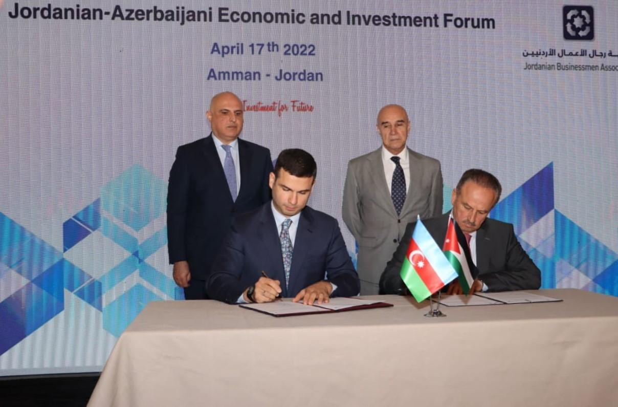 Azerbaijan, Jordan ink economic cooperation accords [PHOTO]