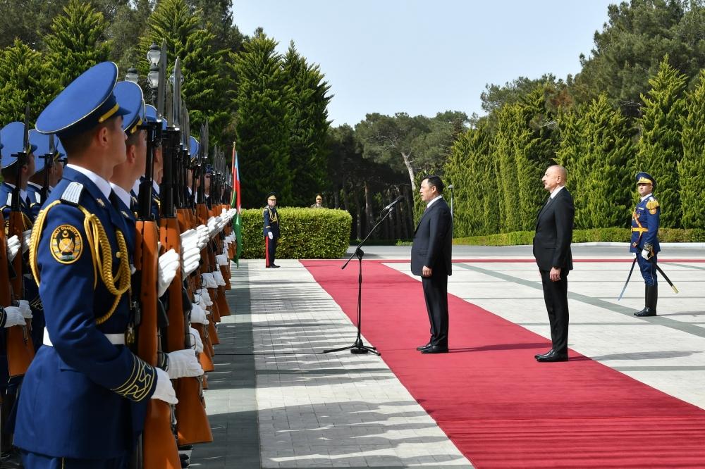 Official welcome ceremony held for Kyrgyz president [PHOTO/VIDEO]