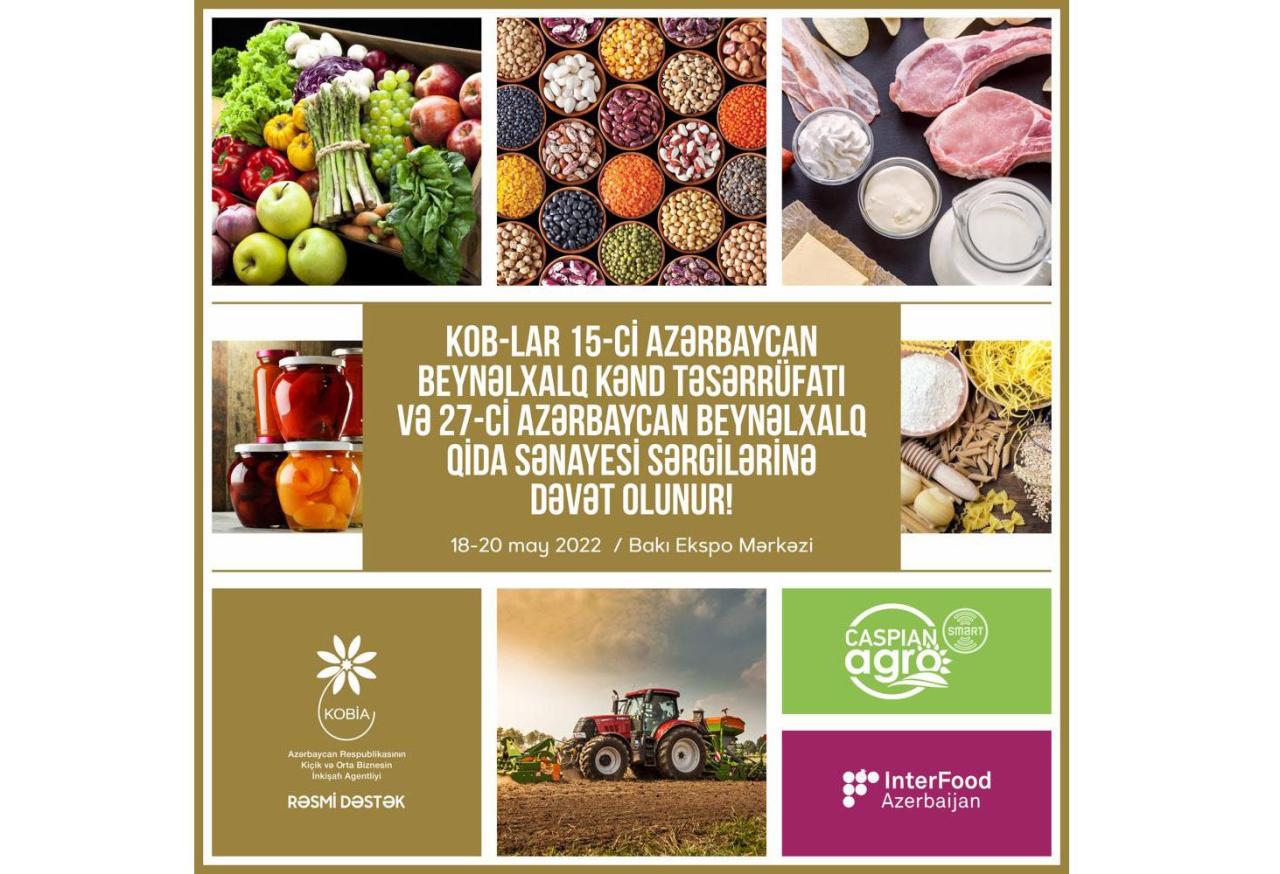 Azerbaijan to hold int'l agricultural, food industry exhibitions for SMEs in Baku