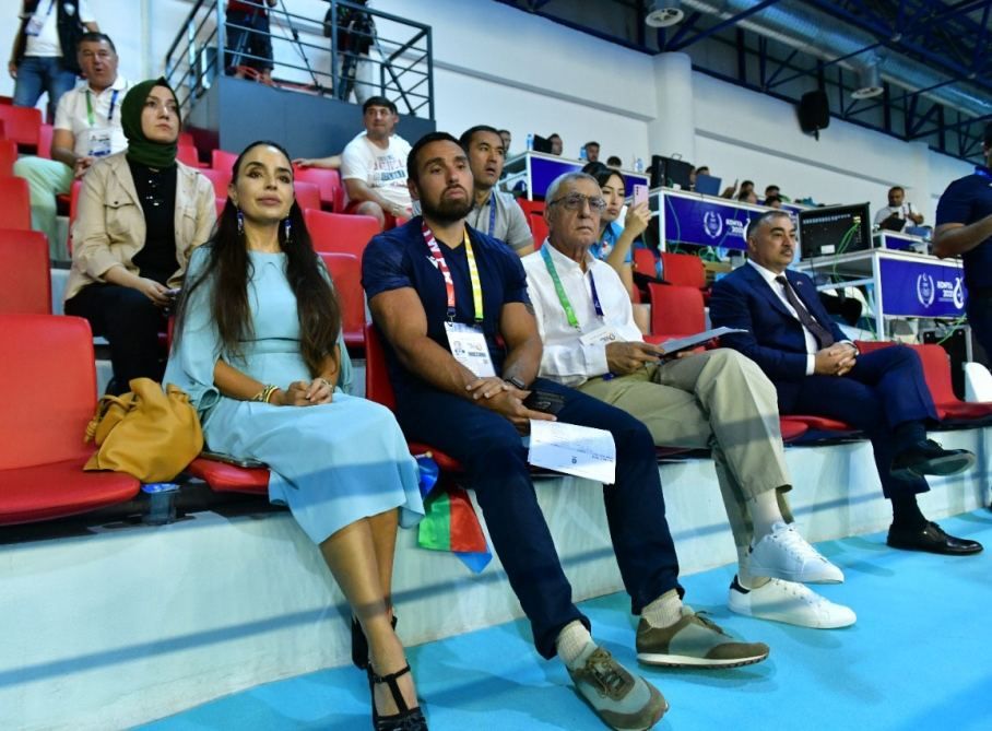 VP of Heydar Aliyev Foundation watches performances of Azerbaijani wrestlers for medals at V Islamic Solidarity Games [UPDATE]