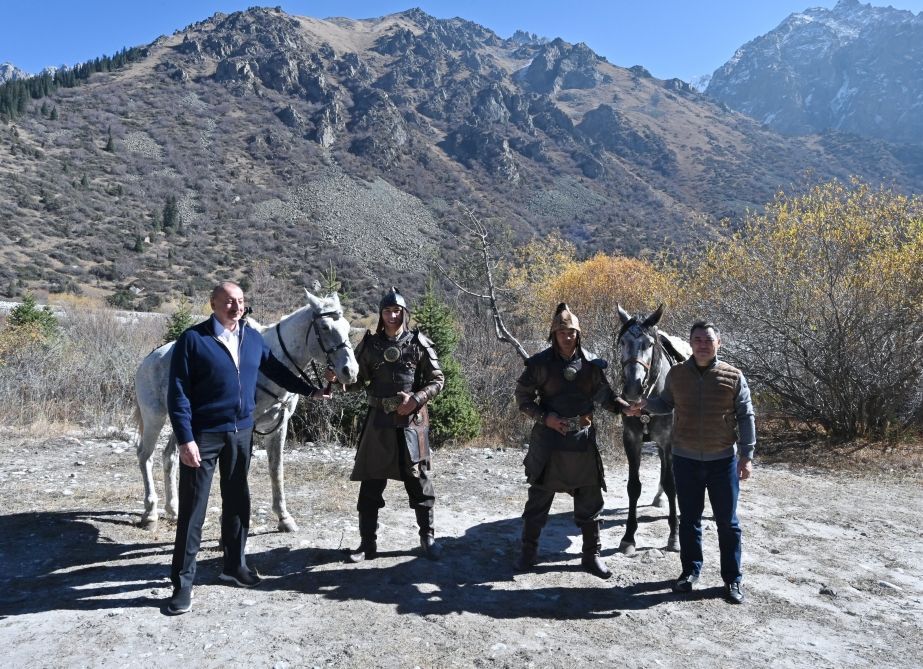 President Ilham Aliyev participates in cultural program at Ala-Archa State Natural Park in Bishkek [PHOTO/VIDEO]