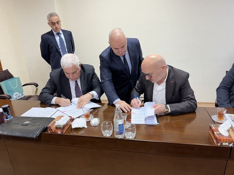 Azerbaijan, Türkiye sign agreements on construction of Zabukhchay reservoir [PHOTO]