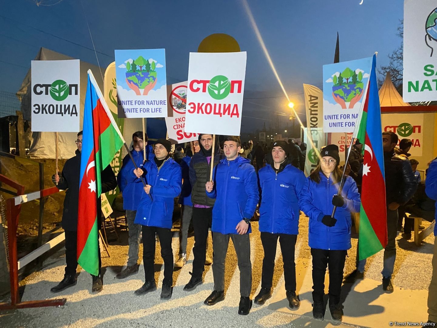 Another Armenian lie exposed: Peaceful protest rally on Azerbaijan's Lachin-Khankandi road continues [PHOTO]