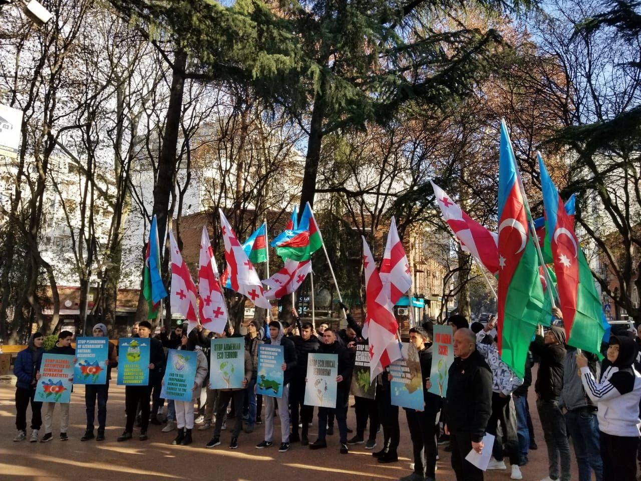 Ethnic Azerbaijanis In Georgia Protest At Exploitation Of Azerbaijans