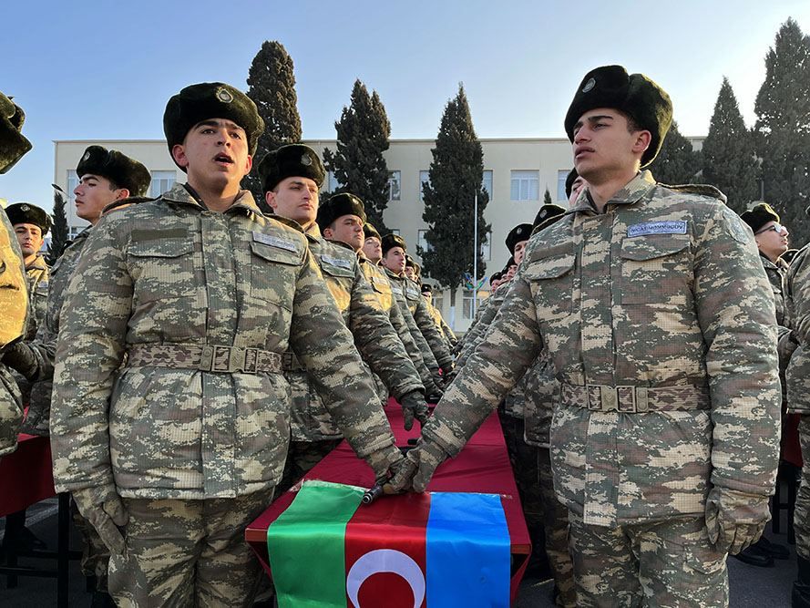 Azerbaijani Army hosts military oath-taking ceremonies [PHOTO]