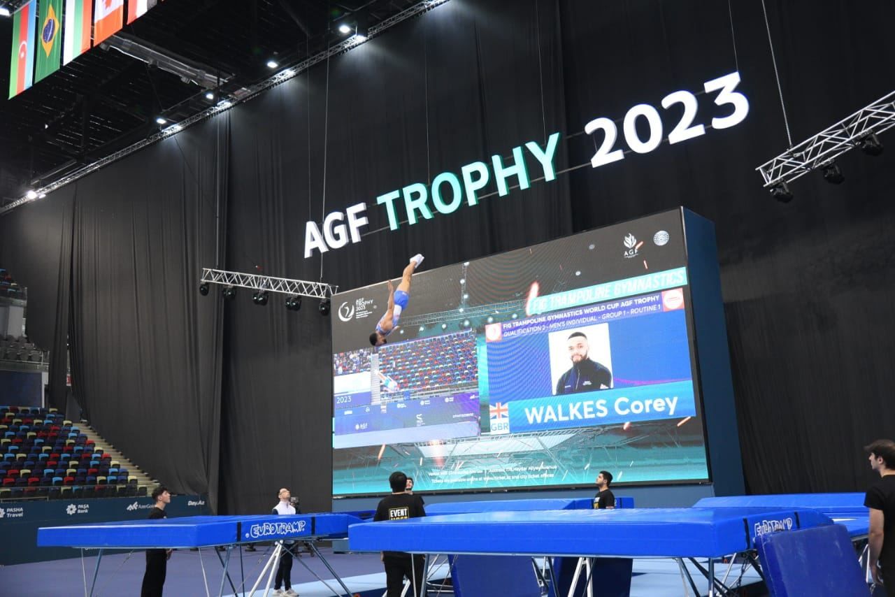 Trampoline World Cup's final day of competition begins in Baku [PHOTO]