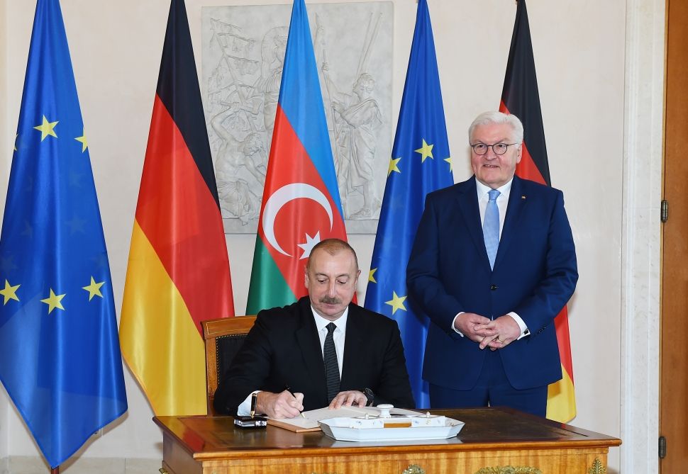 Meeting Between President Ilham Aliyev & German President Frank-Walter ...