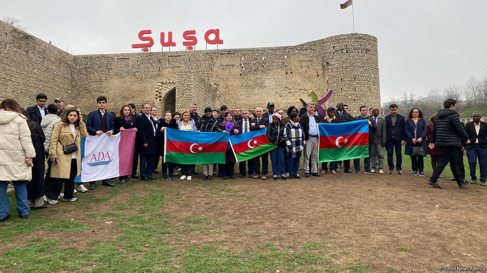 TURKSOY delegation for UNESCO visits Shusha fortress