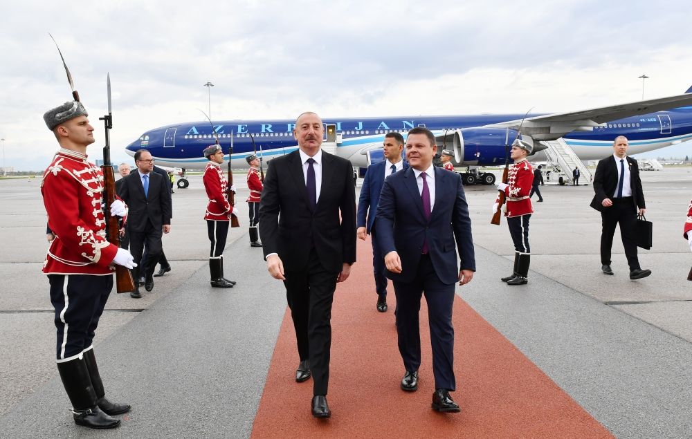 Azerbaijani President arrives in Bulgaria on working visit [PHOTOS/VIDEO]