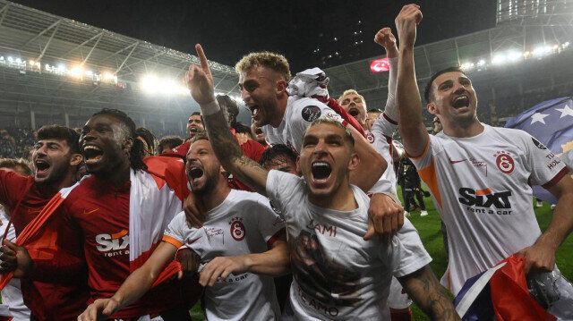 Istanbul Mauro Icardi Galatasaray Celebrates His Editorial Stock Photo -  Stock Image