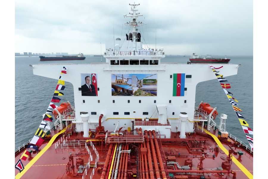 Aframax type tanker Karabak has been launched