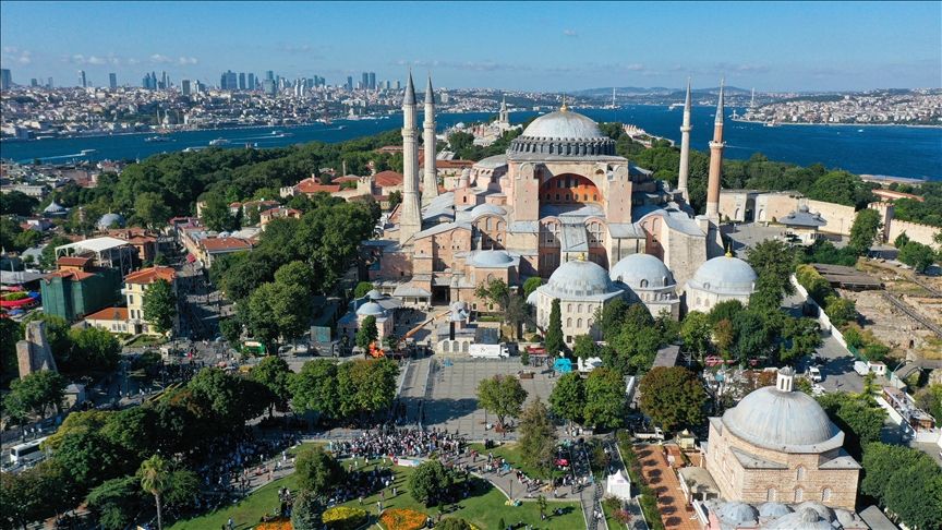 Hagia Sophia in Istanbul marks 3rd anniversary of its reopening as mosque