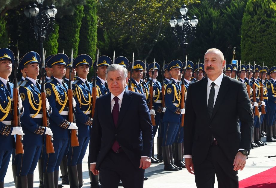 Official welcome ceremony held for President of Uzbekistan [PHOTOS/VIDEO]