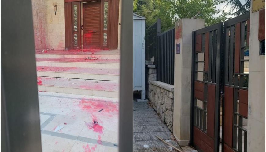 Armenians attack Azerbaijani Embassy building in Lebanon