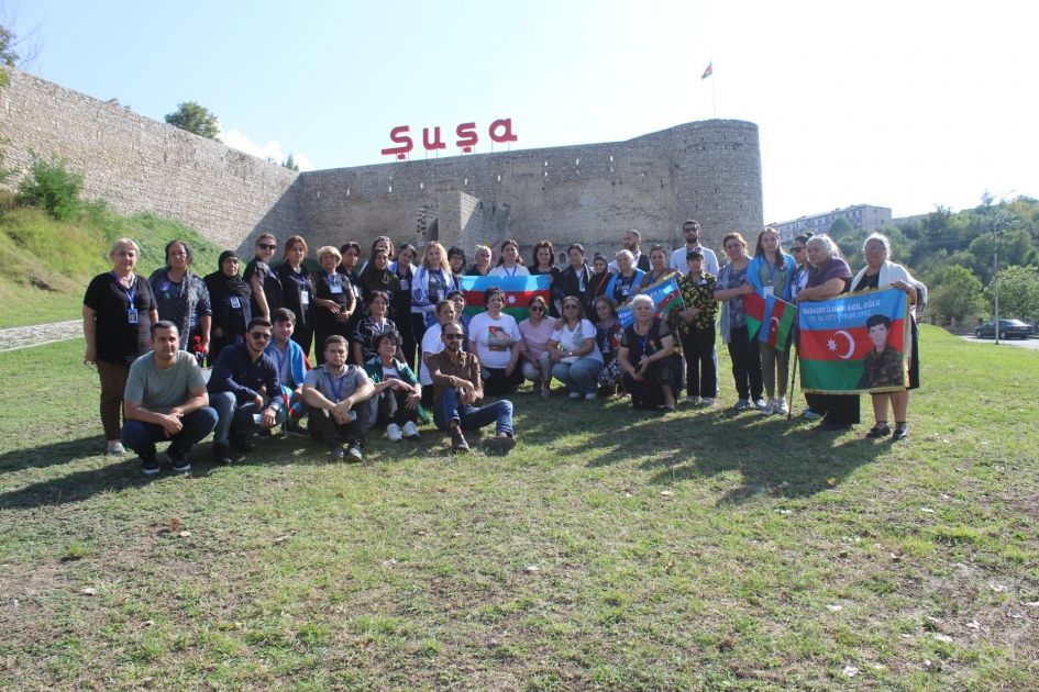 Family members of missing in First Garabagh War visit Azerbaijans' Shusha [PHOTOS]