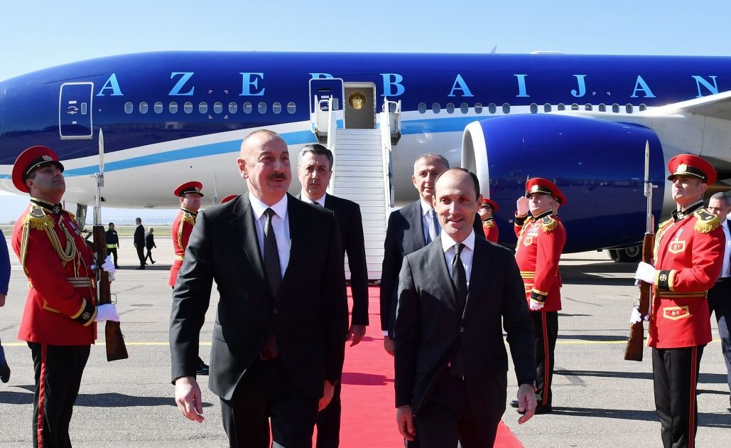 Azerbaijani President arrives in Georgia for working visit [PHOTOS/VIDEO]