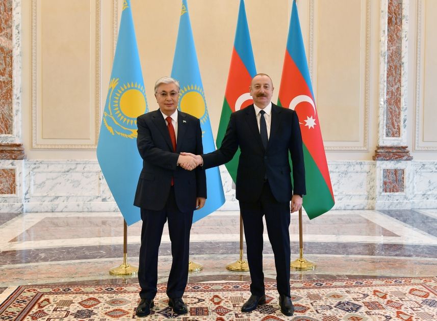 President Ilham Aliyev meets with President of Kazakhstan Kassym-Jomart Tokayev [PHOTOS/VIDEO]