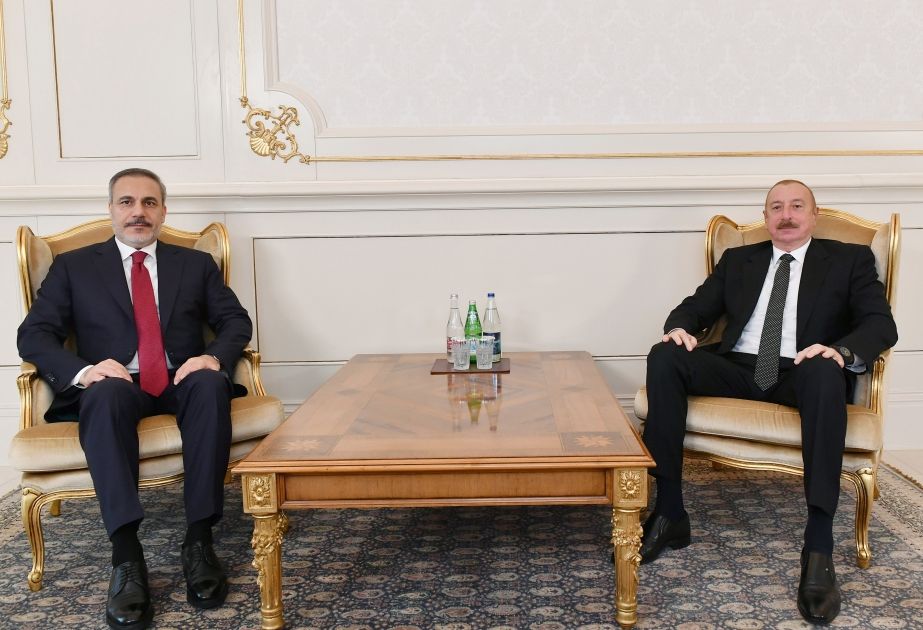 President Ilham Aliyev receives Turkiye's FM [VIDEO]