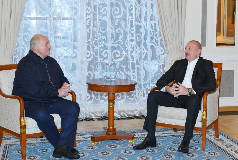 President Ilham Aliyev holds meeting with President of Belarus in St. Petersburg [PHOTOS/VIDEO]