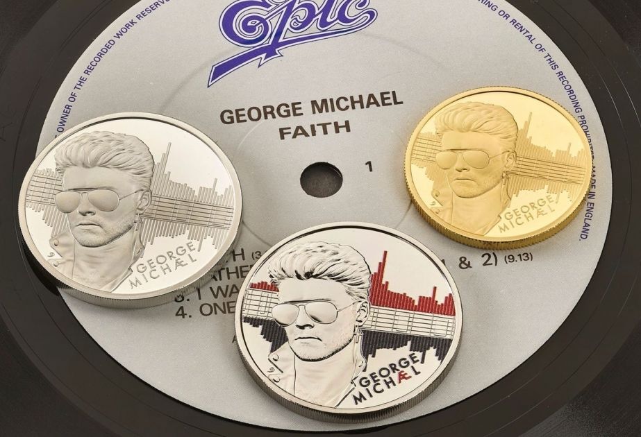 Private collectible coin with image of George Michael released