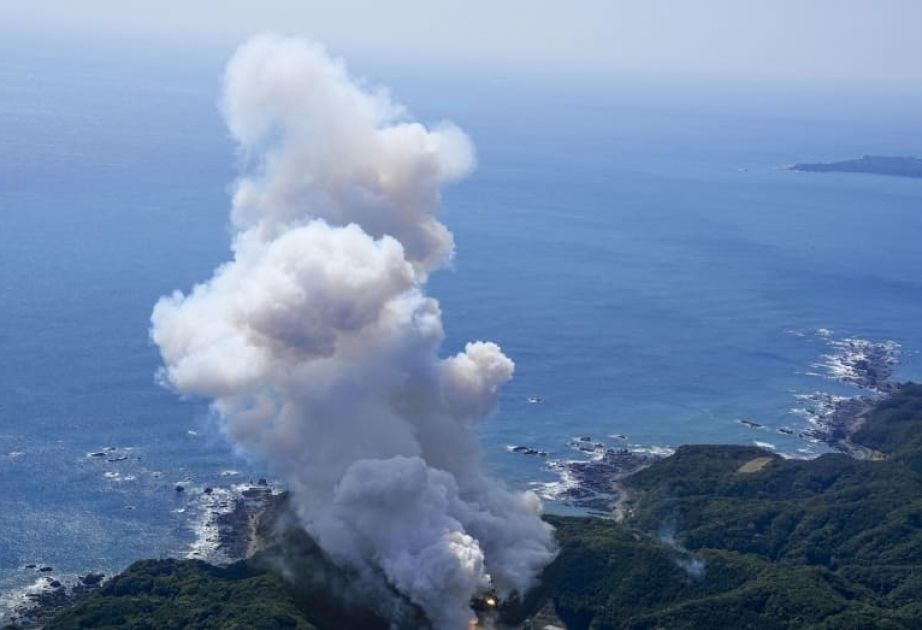 Japanese space rocket exploded