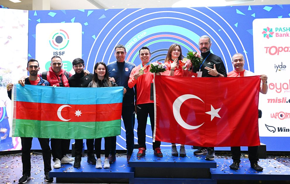 Turkish athletes win gold at ISSF World Cup Rifle/Pistol/Shotgun [PHOTOS]