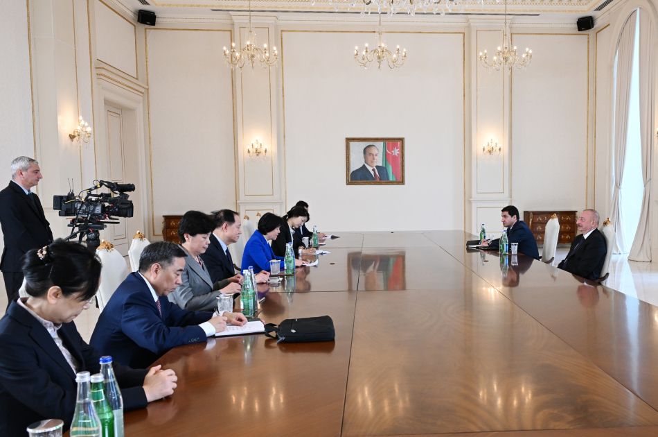 President Ilham Aliyev receives Vice-Chairperson of National Committee of Chinese People's Political Consultative Conference [PHOTOS/VIDEO]