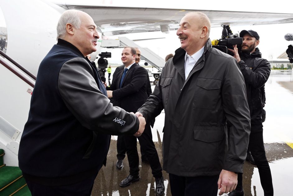 President of Belarus Aleksandr Lukashenko arrives in Fuzuli district [PHOTOS]