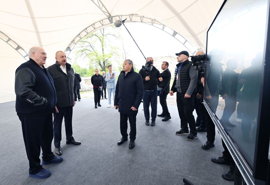 Azerbaijani and Belarus Presidents informed about master plan of Shusha [PHOTOS]