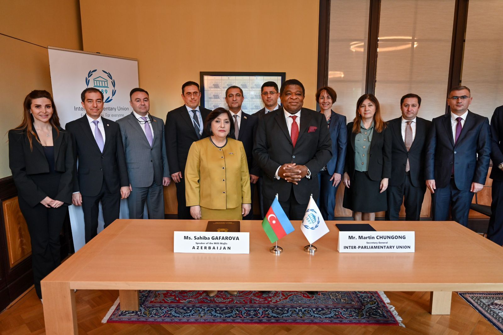 Azerbaijan's Milli Majlis and Inter-Parliamentary Union sign MoU