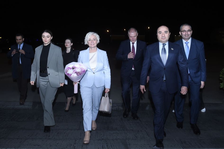 Speaker of Latvian parliament embarks on official visit to Azerbaijan [PHOTOS]