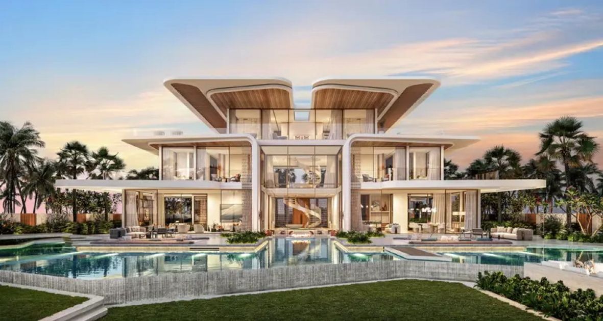 Most expensive villas on artificial islands off the coast of Dubai presented